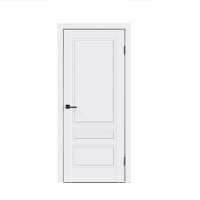 Дверь межкомнатная. Коллекция "SCANDI" эмаль. Модель  "SCANDI 3P" . Цвет белый. Фото в интернет-магазине Большой