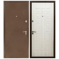 Дверь входная металлическая Меги 131 0586 беленый дуб. Фото в интернет-магазине Большой
