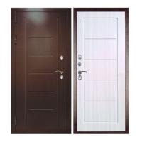 Дверь входная металлическая Дверной Континент Термаль Экстра белая лиственница. Фото в интернет-магазине Большой