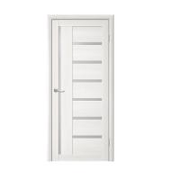 Дверь межкомнатная. Коллекция Trend Doors, модель "Тренд 3" (стекло мателюкс), EcoTex. Цвет лиственница белая. Фото в интернет-магазине Большой