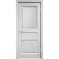 Дверь межкомнатная, остекленная. Модель №5. Белый воск. Фото в интернет-магазине Большой
