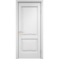 Дверь межкомнатная. Модель ОЛ-6/2. Белая эмаль. Фото в интернет-магазине Большой