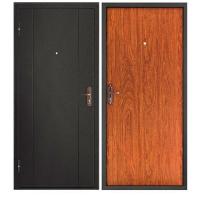 Дверь входная металлическая Дверной Континент Форпост 53 черный антик /орех. Фото в интернет-магазине Большой
