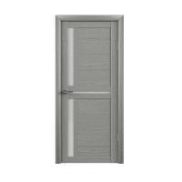 Дверь межкомнатная. Коллекция Trend Doors, модель "Тренд 5" (стекло мателюкс), EcoTex. Цвет ясень дымчатый. Фото в интернет-магазине Большой