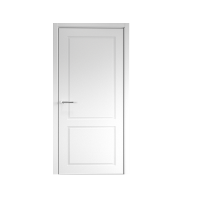 Дверь межкомнатная. Коллекция Эмаль, модель "НеоКлассика 2". Цвет белый. Фото в интернет-магазине Большой