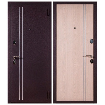 Дверь входная металлическая Бастион СД-5 беленый дуб. Фото в интернет-магазине Большой Дверь входная металлическая Бастион СД-5 беленый дуб. Фото в интернет-магазине Большой