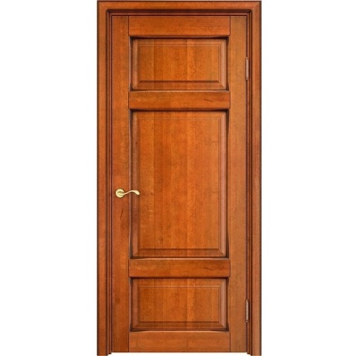 Дверь межкомнатная. Модель ОЛ-55. Цвет медовый+патина. Фото в интернет-магазине Большой