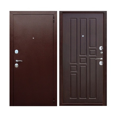 Дверь входная металлическая Дверная биржа Цитадель Гарда mini венге. Фото в интернет-магазине Большой