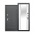 Дверь входная металлическая Дверная биржа Цитадель 11 см ISOTERMA серебро/эмалит белый зеркало. Фото в интернет-магазине Большой