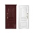 Дверь входная металлическая МетаЛюкс Milano М1041/51Е. Фото в интернет-магазине Большой