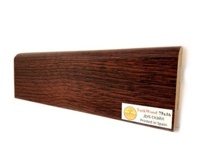 Плинтус МДФ TeckWood Дуб Скэйл 75*16*2150 мм