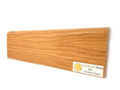 Плинтус МДФ TeckWood Дуб 75*16*2150 мм