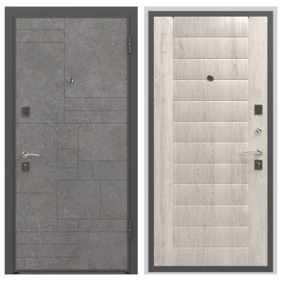 Дверь входная металлическая Бастион СД-29 дуб филадельфия крем. Фото в интернет-магазине Большой