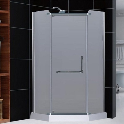 Душевой уголок трапеция RGW Серия Passage PA-81 стекло матовое