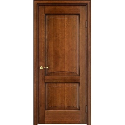 Дверь межкомнатная. Модель ОЛ-6/2. Цвет коньяк+патина. Фото в интернет-магазине Большой