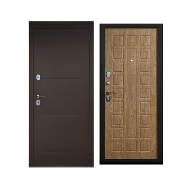 Дверь входная металлическая Дверьберг Алтай А-60 ель карпатская. Фото в интернет-магазине Большой