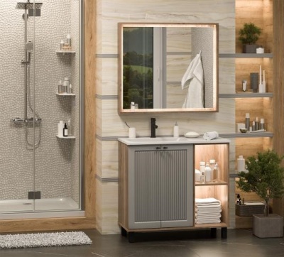 Мебель для ванной комнаты Brevita. Коллекция "Lumus"