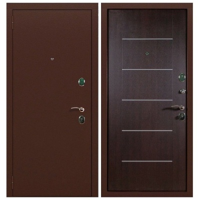 Дверь входная металлическая Бастион СД-2 венге. Фото в интернет-магазине Большой