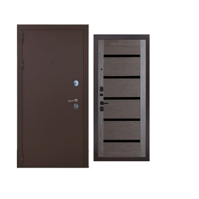 Дверь входная металлическая Дверьберг Классик М/венге 118Т. Фото в интернет-магазине Большой