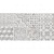 Плитка  настенная Laparet "Bastion"  декор мозайка серая с пропилами