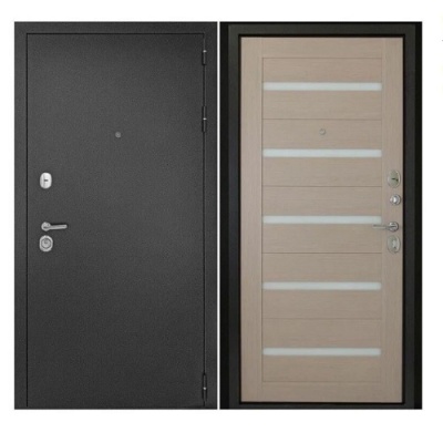 Дверь входная металлическая Дверной Континент Рубикон капучино (царга). Фото в интернет-магазине Большой