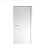 Дверь межкомнатная. Коллекция Эмаль, модель "Геометрия 3". Цвет белый. Фото в интернет-магазине Большой