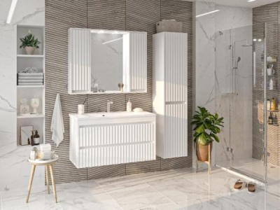 Мебель для ванной комнаты Brevita. Коллекция "Balaton" белый