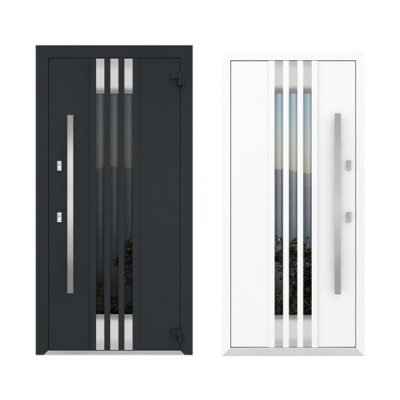 Дверь входная металлическая МетаЛюкс Boston AG-S 6119. Фото в интернет-магазине Большой