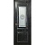 Дверь межкомнатная, остекленная. Модель Кристалл-2. Цвет черный+ патина серебро. Фото в интернет-магазине Большой