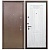 Дверь входная металлическая Меги 541 0587 беленый дуб. Фото в интернет-магазине Большой