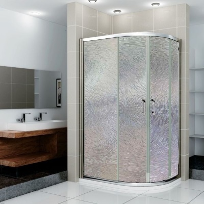 Душевой уголок ассиметричный RGW Серия Classik CL-61 стекло Шиншилла