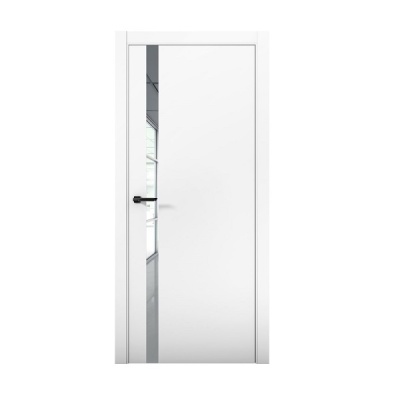 Дверь межкомнатная, остекленная.  Коллекция "Палладий". Модель "PD-7" с кромкой AL. Фото в интернет-магазине Большой