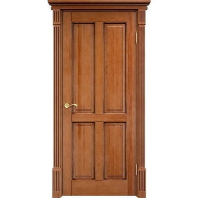 Дверь межкомнатная. Модель №15. Цвет орех окраска 10% +патина. Фото в интернет-магазине Большой