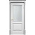 Дверь межкомнатная, остекленная. Модель ОЛ-6/2. Белая эмаль. Фото в интернет-магазине Большой