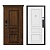 Дверь входная металлическая МетаЛюкс Smart LUX  M-SL 786/2. Фото в интернет-магазине Большой