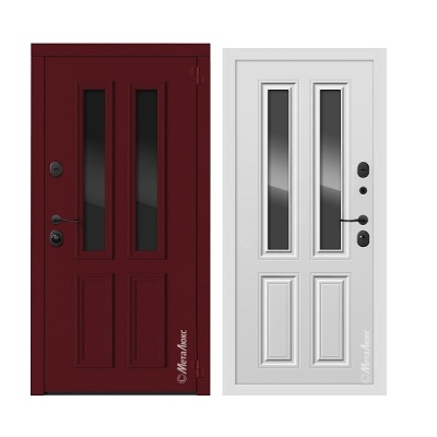 Дверь входная металлическая  МетаЛюкс BOSTON СМ6021. Фото в интернет-магазине Большой