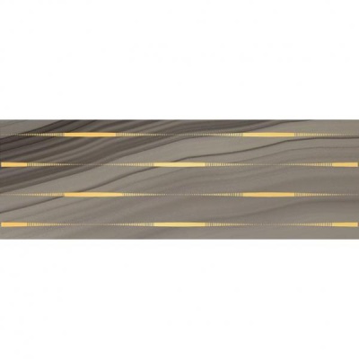 Плитка  настенная Laparet "Agat" декор lines кофейный