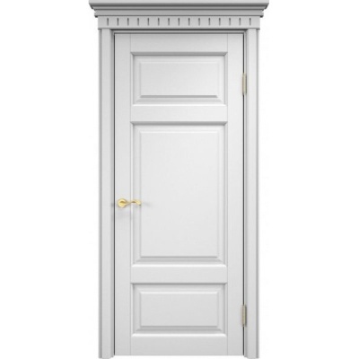 Дверь межкомнатная. Модель ОЛ-55. Белый грунт. Фото в интернет-магазине Большой
