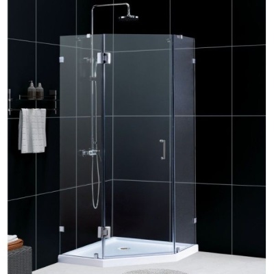 Душевой уголок трапеция RGW Серия Hotel HO-82 стекло прозрачное