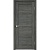 Дверь межкомнатная. Модель Linea1 (стекло мателюкс). Цвет дуб шале графит. Фото в интернет-магазине Большой