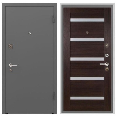 Дверь входная металлическая Бастион СД-28 эковенге. Фото в интернет-магазине Большой