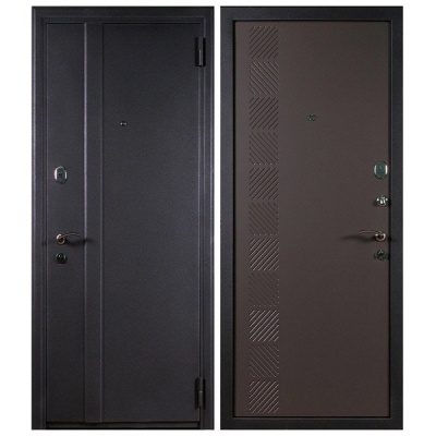 Дверь входная металлическая Бастион СД-6 графит супер мат. Фото в интернет-магазине Большой