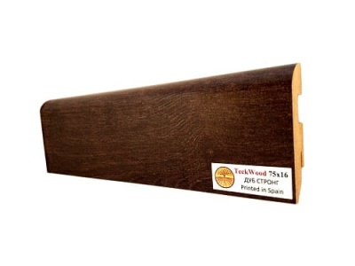 Плинтус МДФ TeckWood Дуб Стронг 75*16*2150 мм