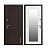Дверь входная металлическая МетаЛюкс  Бункер М83Z. Фото в интернет-магазине Большой