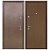 Дверь входная металлическая Меги 594 антик медный. Фото в интернет-магазине Большой