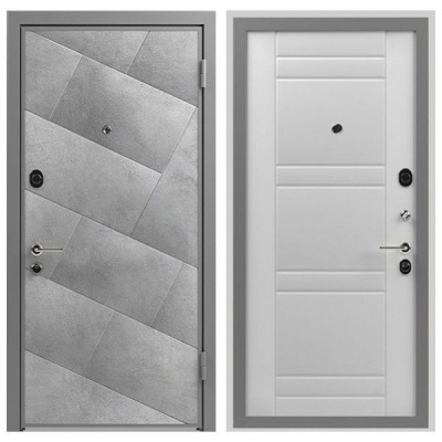 Дверь входная металлическая Бастион СД-25 аванти белый софт. Фото в интернет-магазине Большой