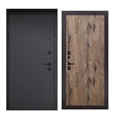 Дверь входная металлическая Дверьберг Стайл Т90/дуб канадский К5. Фото в интернет-магазине Большой