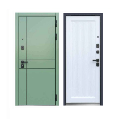 Дверь входная металлическая Дверная биржа Цитадель Luxor 2МДФ Минимал молдинг. Фото в интернет-магазине Большой