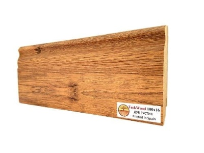Плинтус МДФ TeckWood Дуб Рустик 100*16*2150 мм