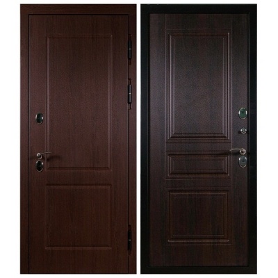 Дверь входная металлическая Бастион СД-17 (терморазрыв) венге черный. Фото в интернет-магазине Большой